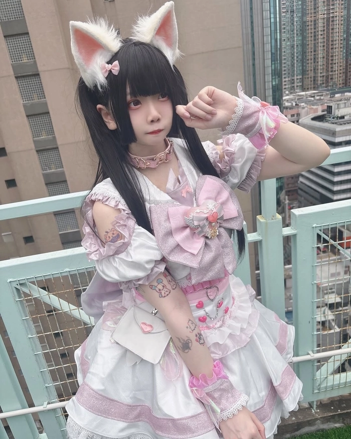 Avatar gái xinh cosplay mèo cute