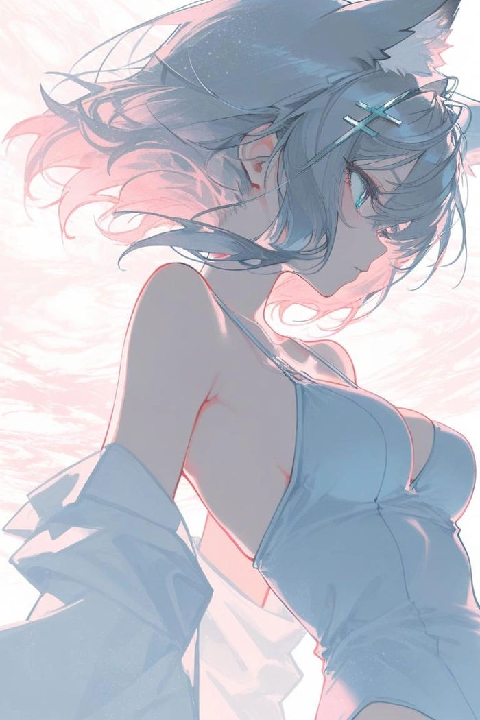 Blue Archive Arona nét vẽ mềm mại