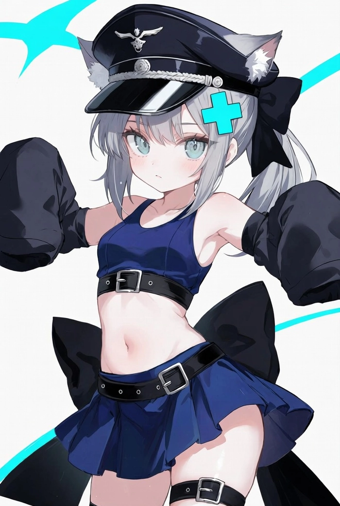 Blue Archive Arona phong cách anime