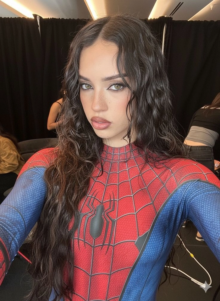 Cosplay người nhện nữ mang nét đáng yêu