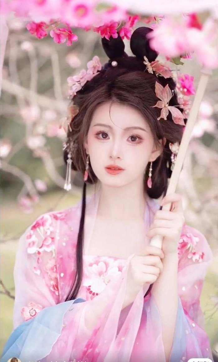Gái xinh Trung Quốc mặc đồ cổ trang trang nhã