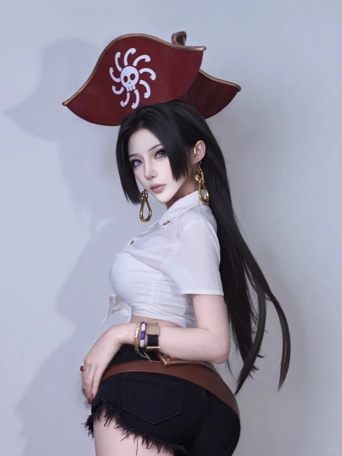 Gái xinh cosplay One Piece hiện đại