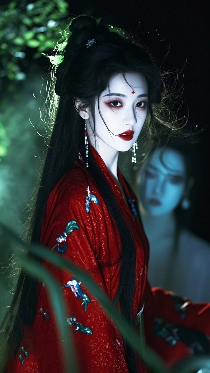 Gái xinh cosplay ma với thần thái lạnh