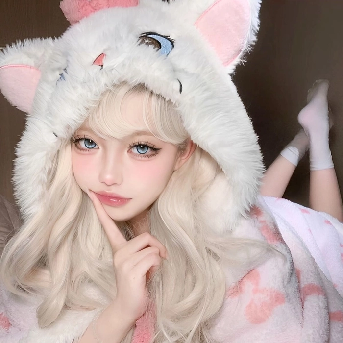 Gái xinh cosplay mèo phong cách cute