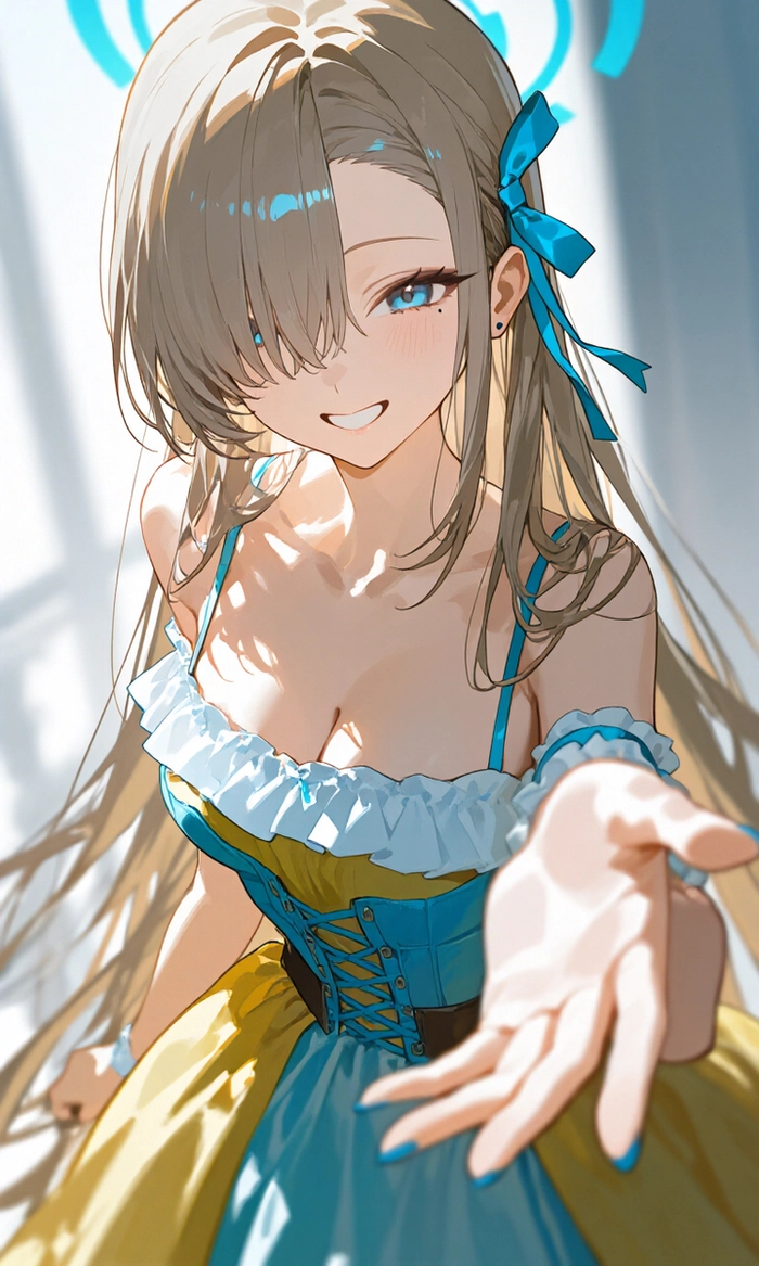 Hình Asuna Ichinose chibi nhẹ nhàng