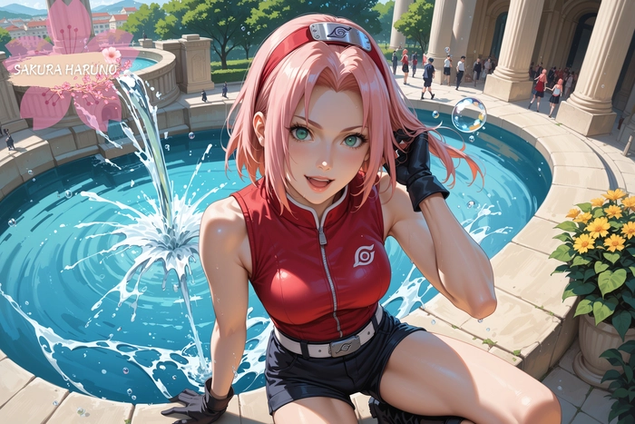 Hình Haruno Sakura mang chiều sâu cảm xúc