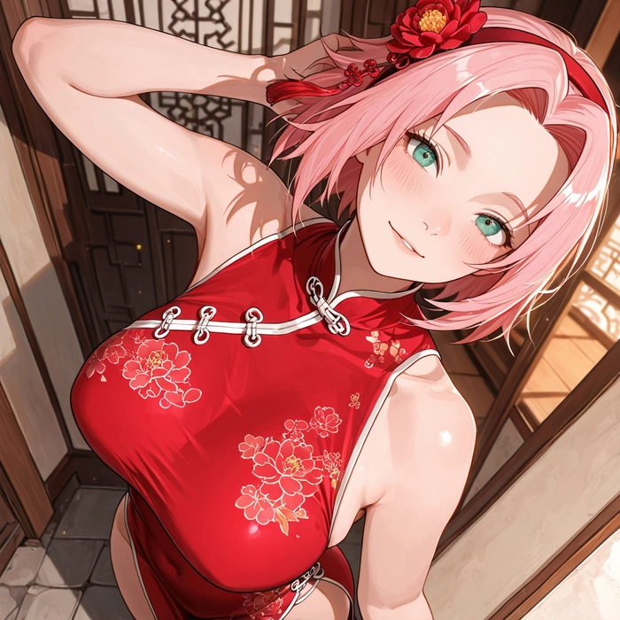 Hình Haruno Sakura nữ tính dịu dàng