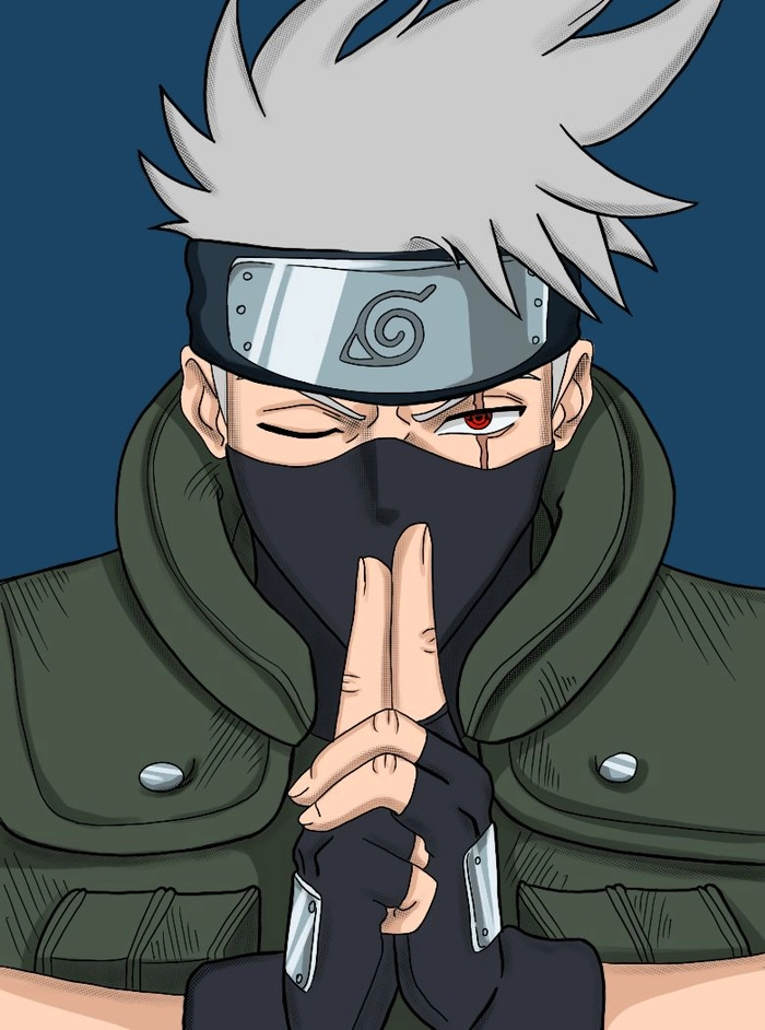 Hình Hatake Kakashi mang chiều sâu cảm xúc
