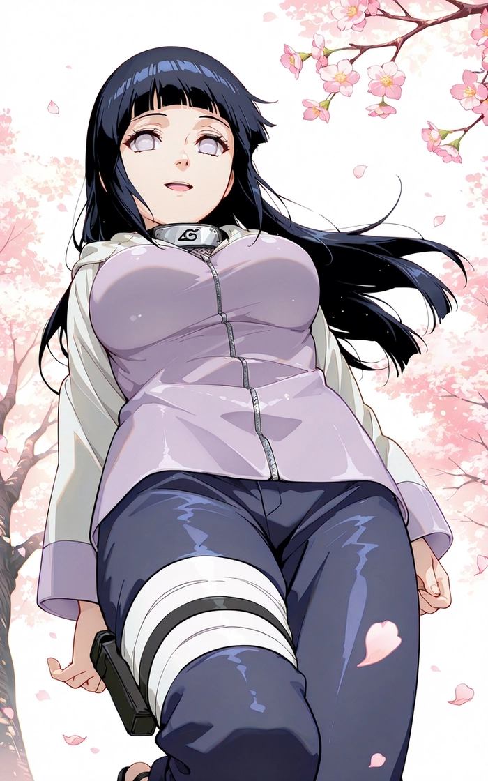 Hình Hinata Hyuga phong cách dễ thương