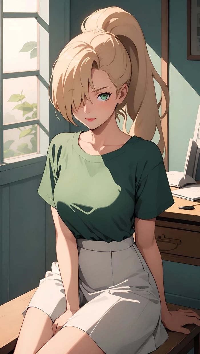 Hình Ino Yamanaka phong cách fanart