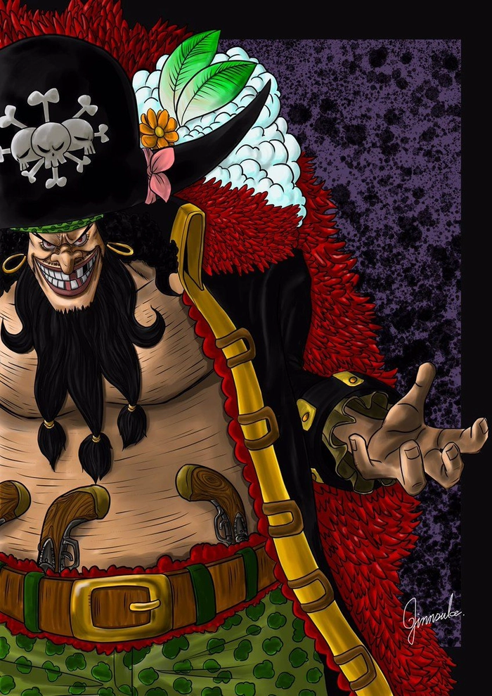 Hình Marshall D. Teach nổi bật cá tính