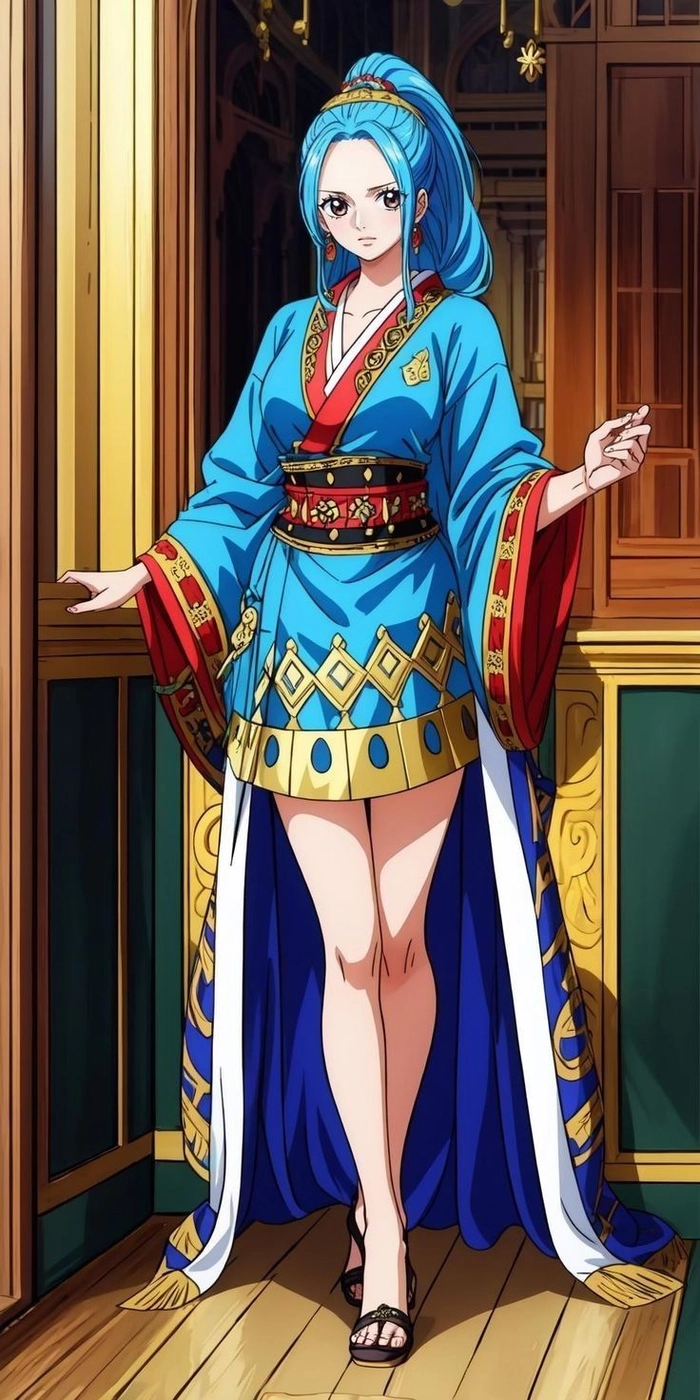 Hình Nefertari Vivi One Piece thanh thoát