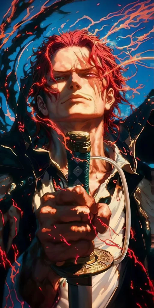 Hình One Piece Shanks phong độ