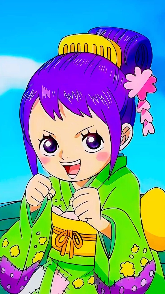 Hình Otama One Piece nhẹ nhàng