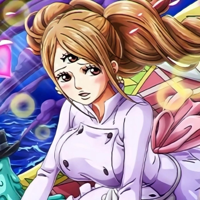 Hình Pudding One Piece ngọt ngào