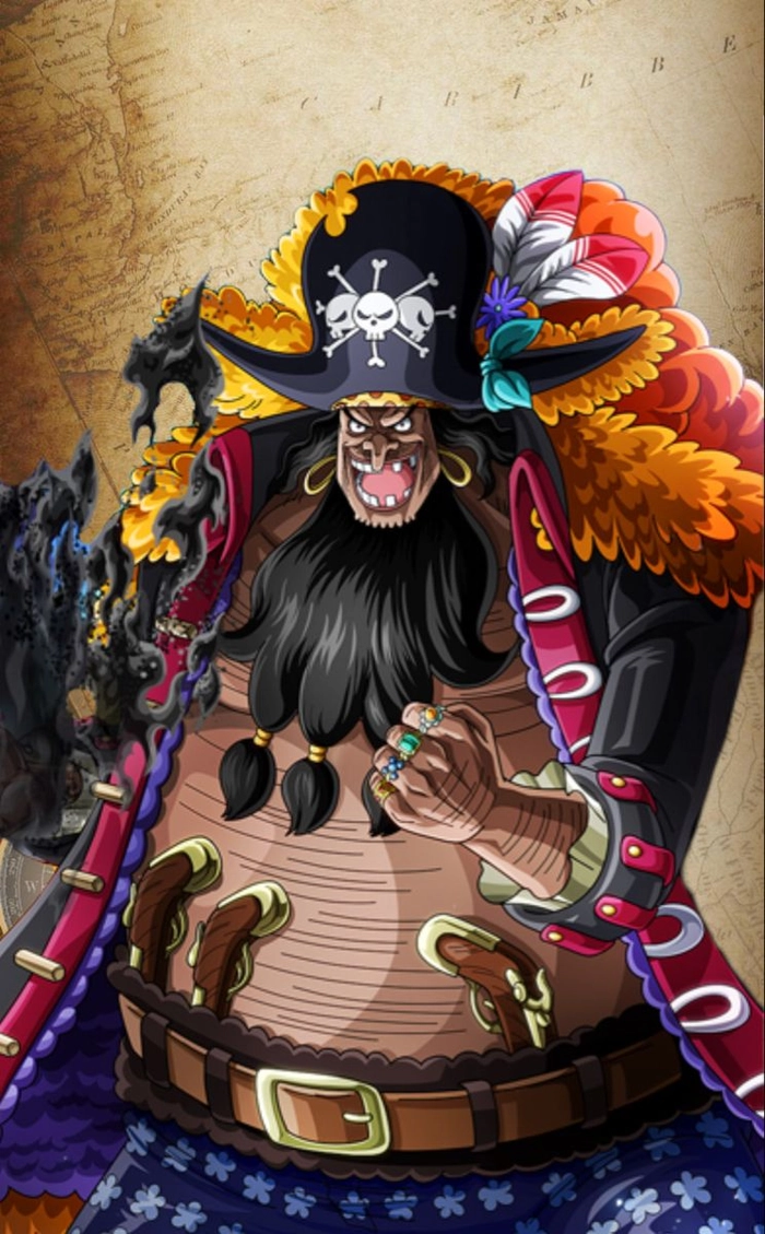Hình Râu Đen One Piece ngầu