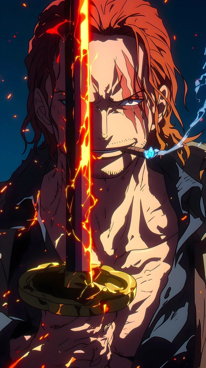 Hình Shanks Tóc Đỏ bí ẩn