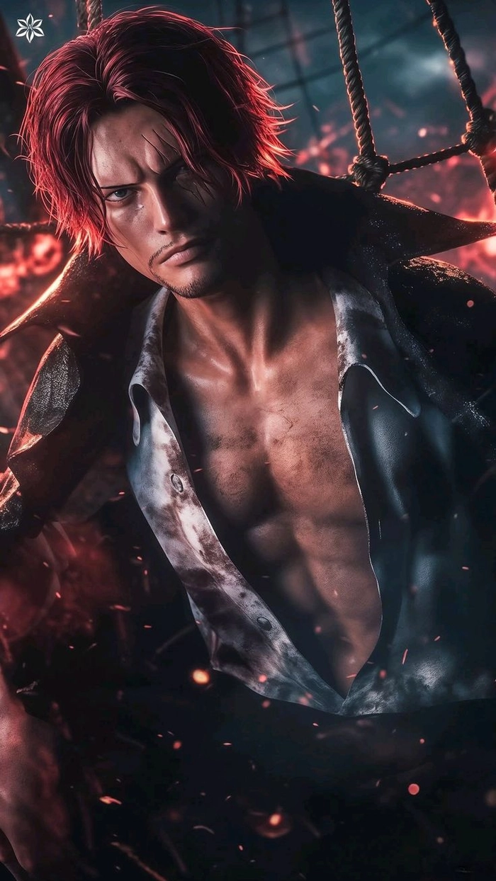 Hình Shanks Tóc Đỏ cool