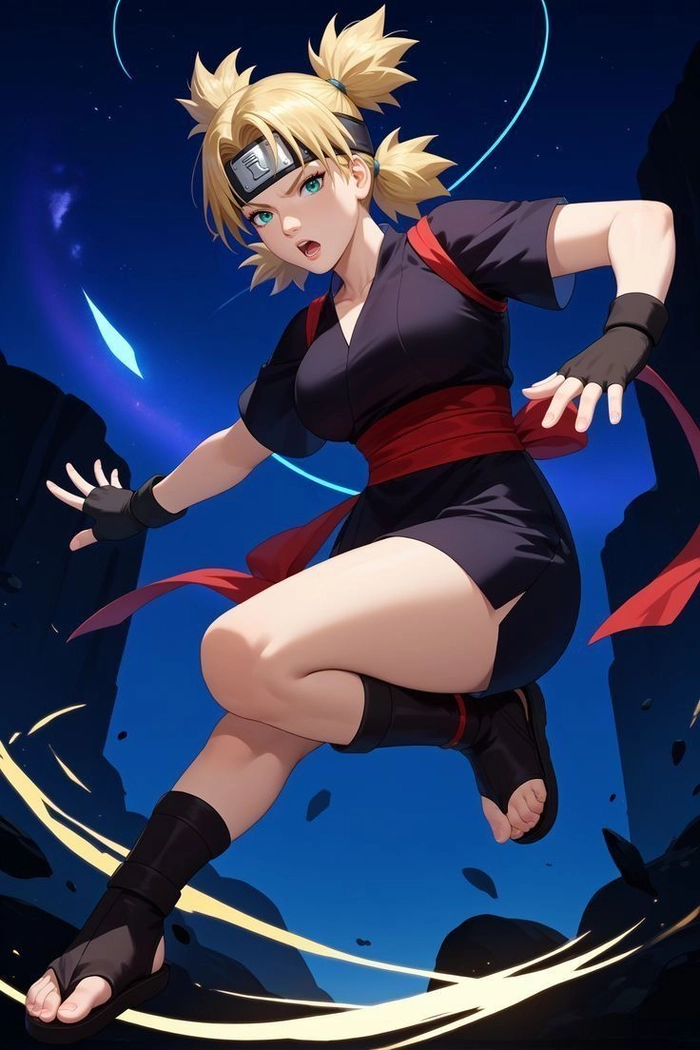 Hình Temari đậm chất nữ ninja