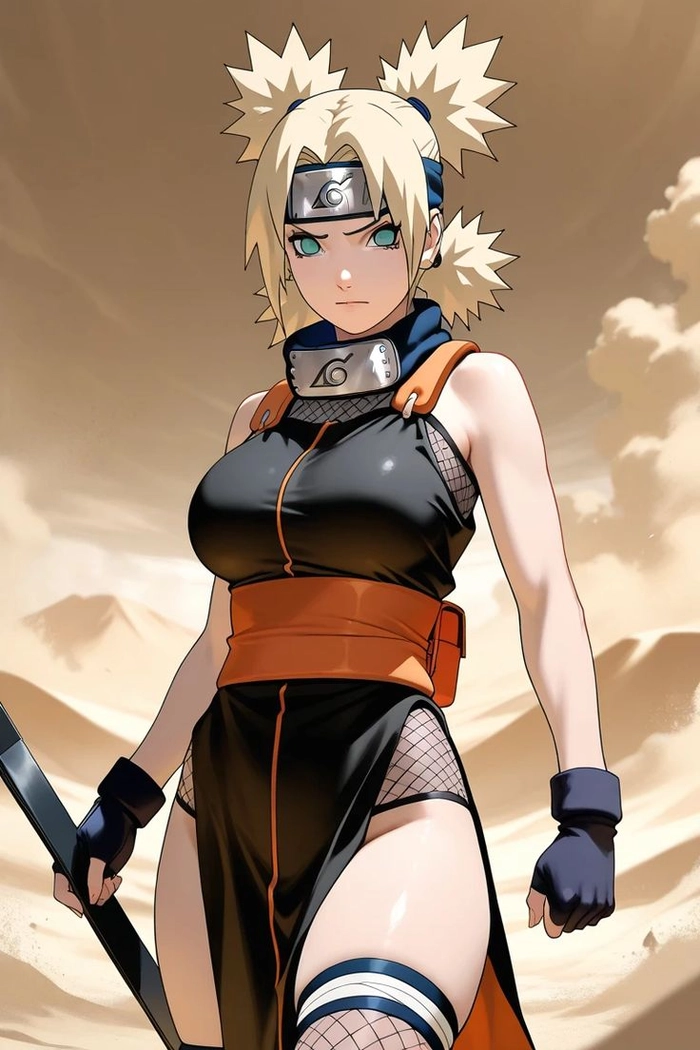 Hình Temari phong cách hiện đại