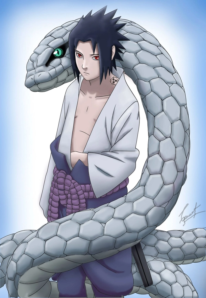 Hình Uchiha Sasuke lạnh lùng mạnh mẽ