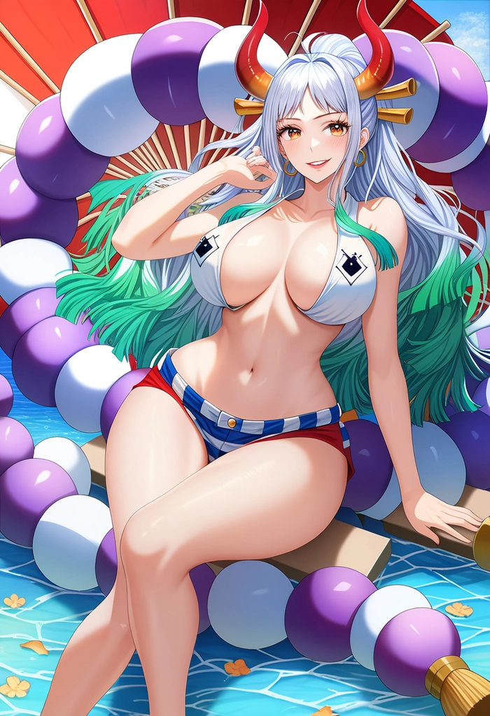 Hình Yamato One Piece bikini nóng bỏng