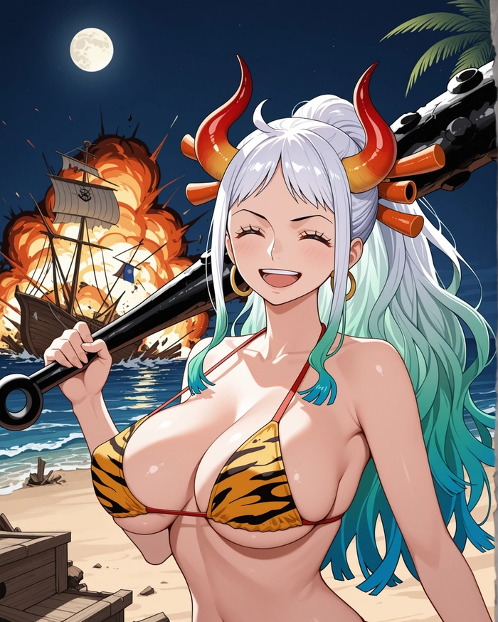 Hình Yamato bikini cute