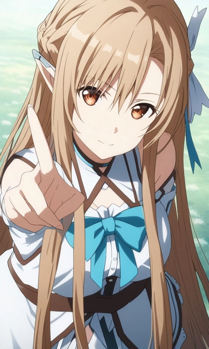Hình ảnh Asuna anime quen thuộc