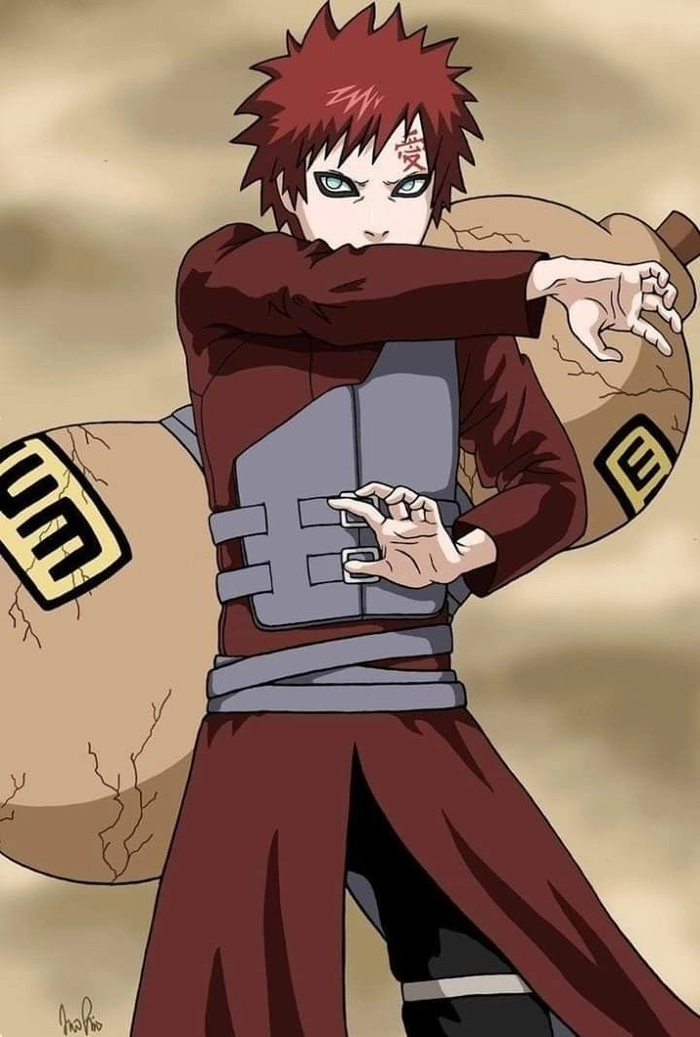 Hình ảnh Gaara trong Naruto đầy cảm xúc