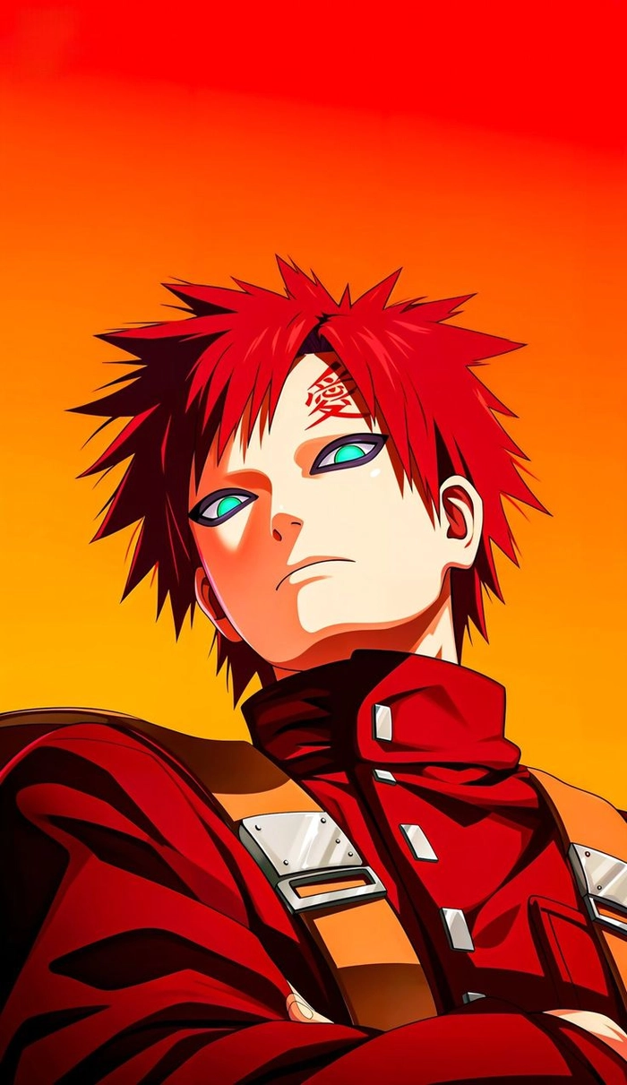 Hình ảnh Gaara trong Naruto đầy nội tâm