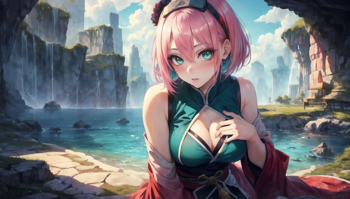 Hình ảnh Haruno Sakura thanh thoát