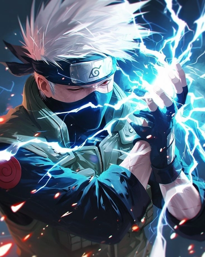 Hình ảnh Hatake Kakashi phong cách truyện tranh
