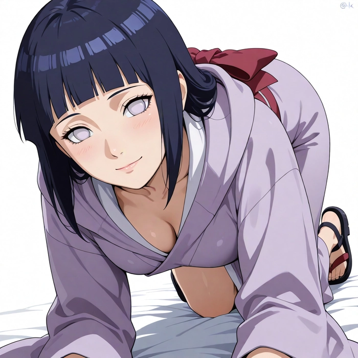 Hình ảnh Hinata Hyuga ánh mắt ấm áp