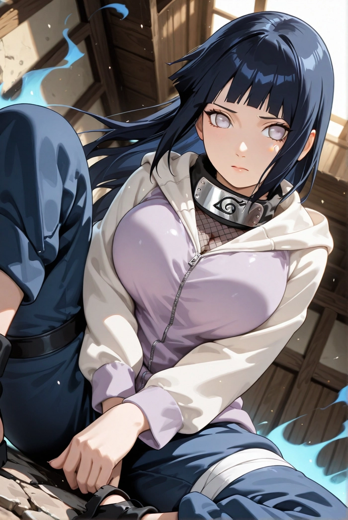 Hình ảnh Hinata Hyuga chibi ngọt ngào