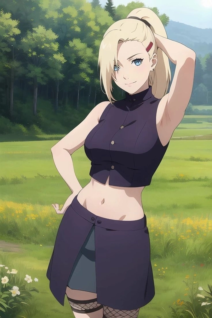 Hình ảnh Ino Yamanaka phong cách anime