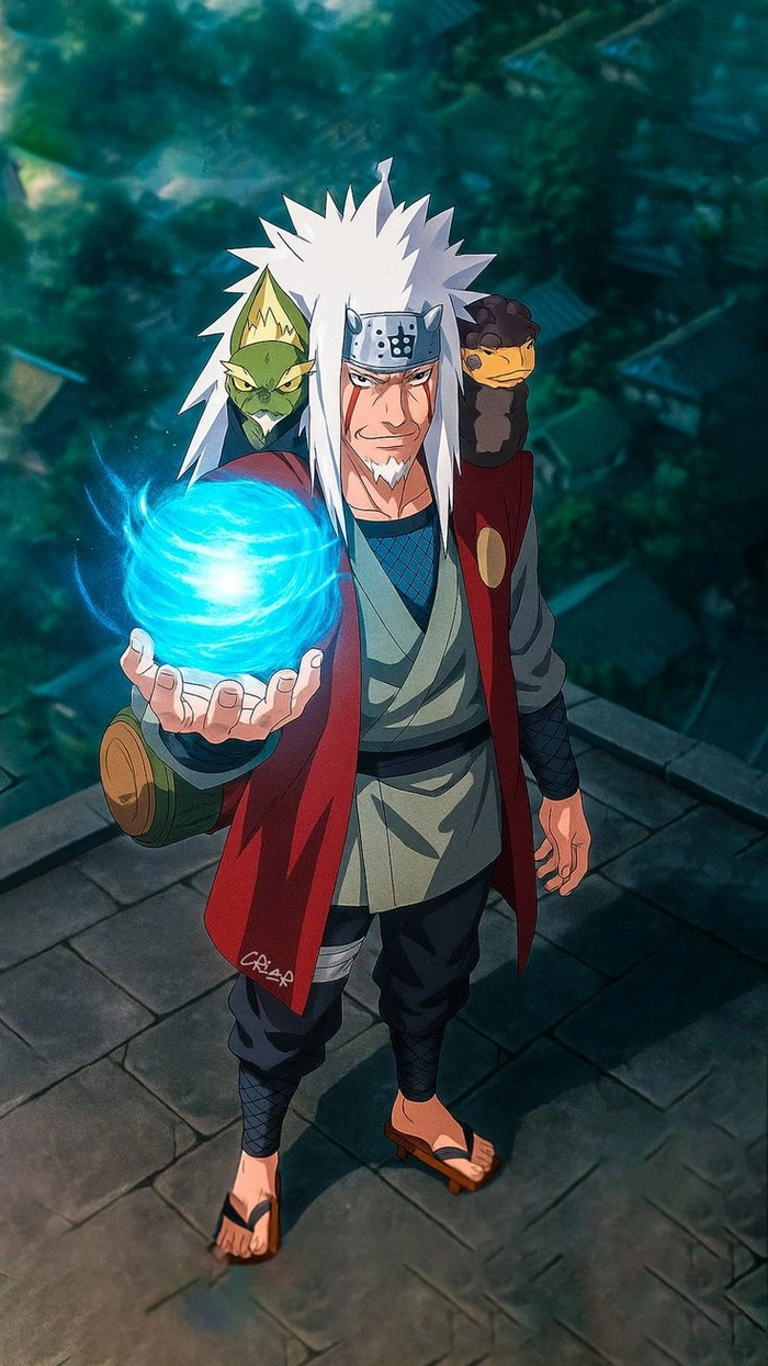 Hình ảnh Jiraiya tạo cảm giác trầm