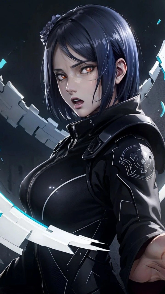 Hình ảnh Konan trong Naruto đầy suy tư