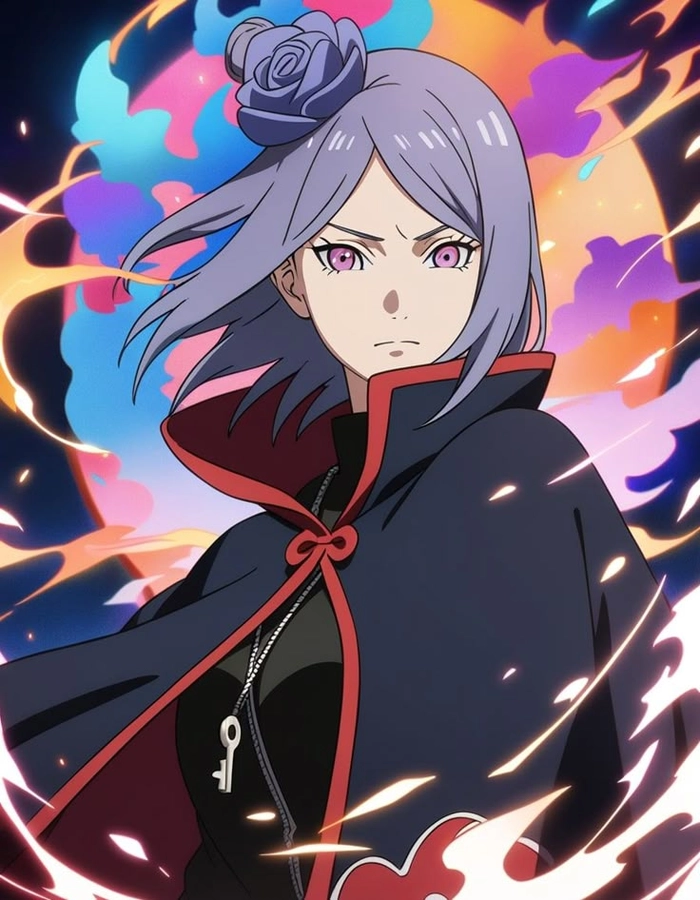 Hình ảnh Konan trong không gian u buồn