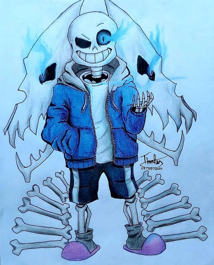 Hình ảnh Sans ác quỷ mạnh mẽ