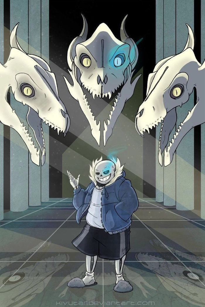 Hình ảnh Sans anime đậm chất fanart