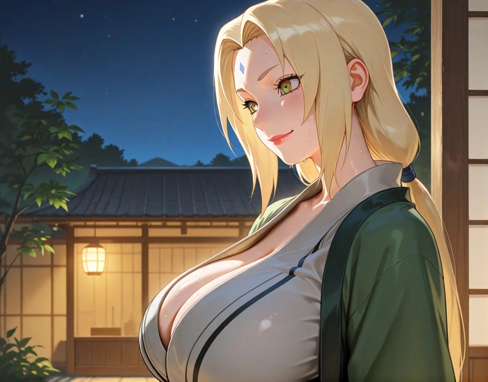 Hình ảnh Tsunade Senju đầy bản lĩnh