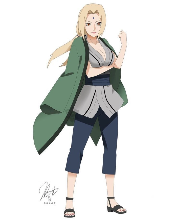 Hình ảnh Tsunade đậm chất Naruto