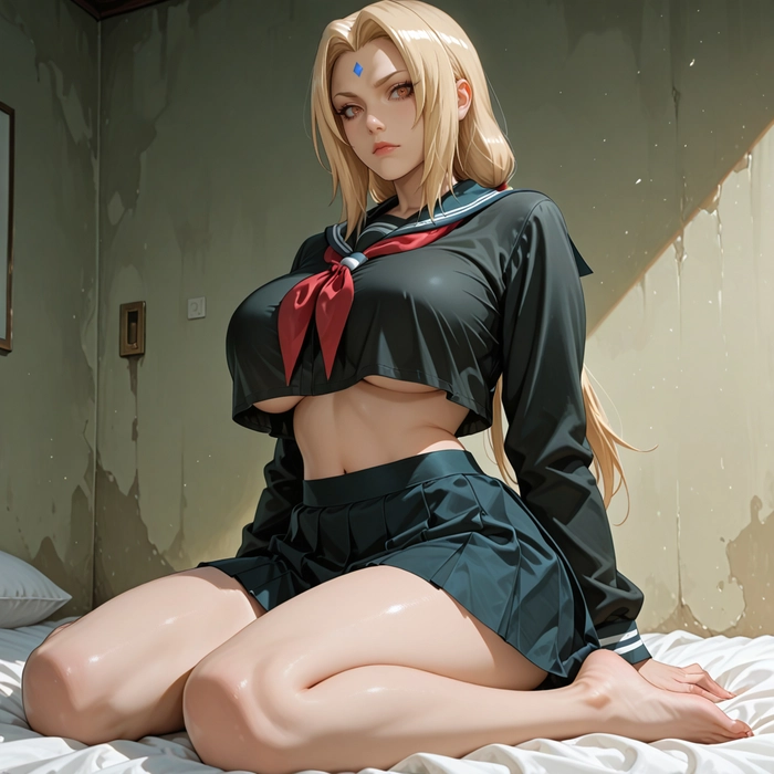 Hình ảnh Tsunade mạnh mẽ và cuốn hút