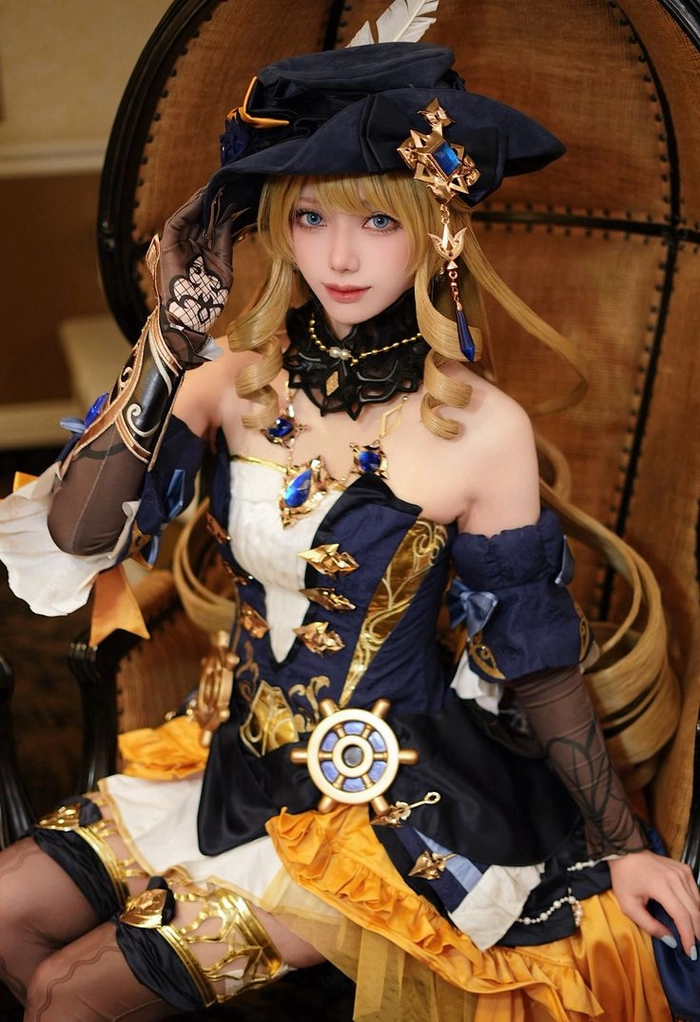 Hình ảnh cosplay Genshin Impact nghệ thuật