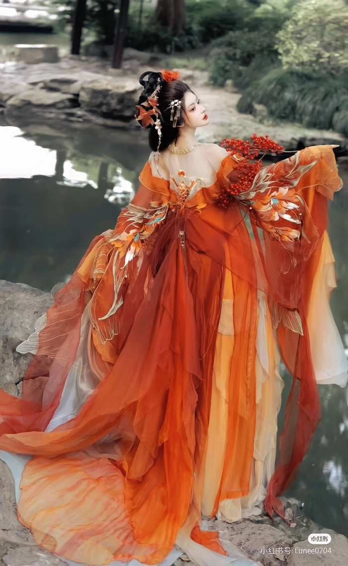 Hình ảnh gái xinh Trung Quốc mặc đồ cổ trang duyên dáng