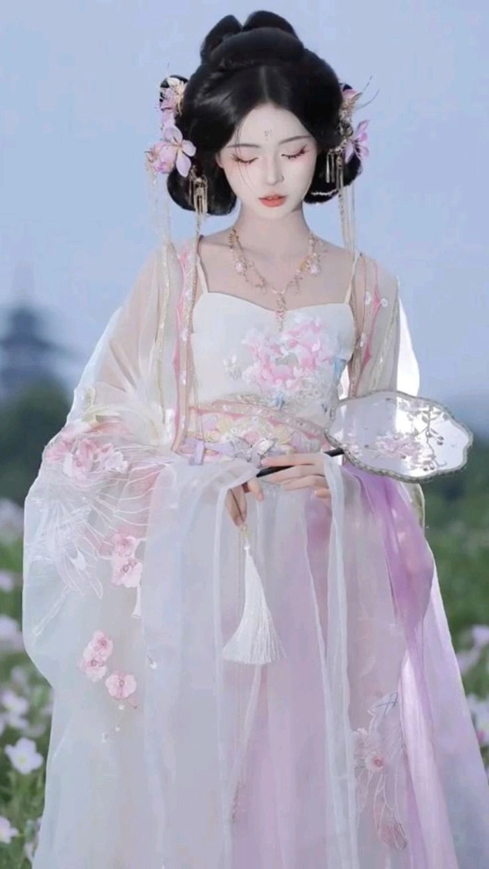 Hình ảnh gái xinh Trung Quốc mặc đồ cổ trang nền nã