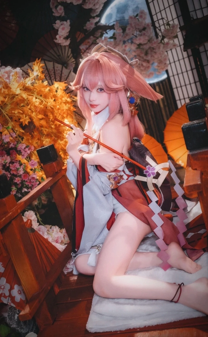 Hình ảnh gái xinh cosplay hồ ly