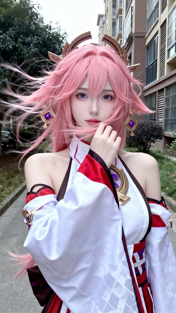 Hình gái xinh Trung Quốc cosplay phong cách nghệ thuật