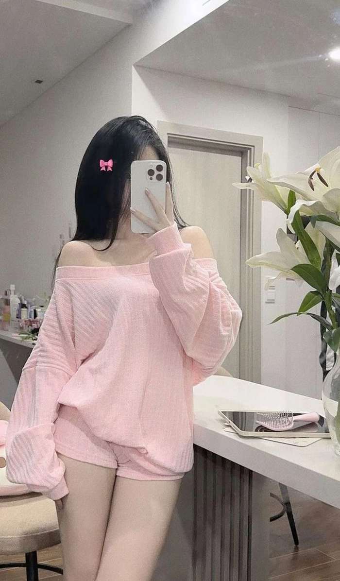 Hình gái xinh mặc pinky Việt Nam dễ thương