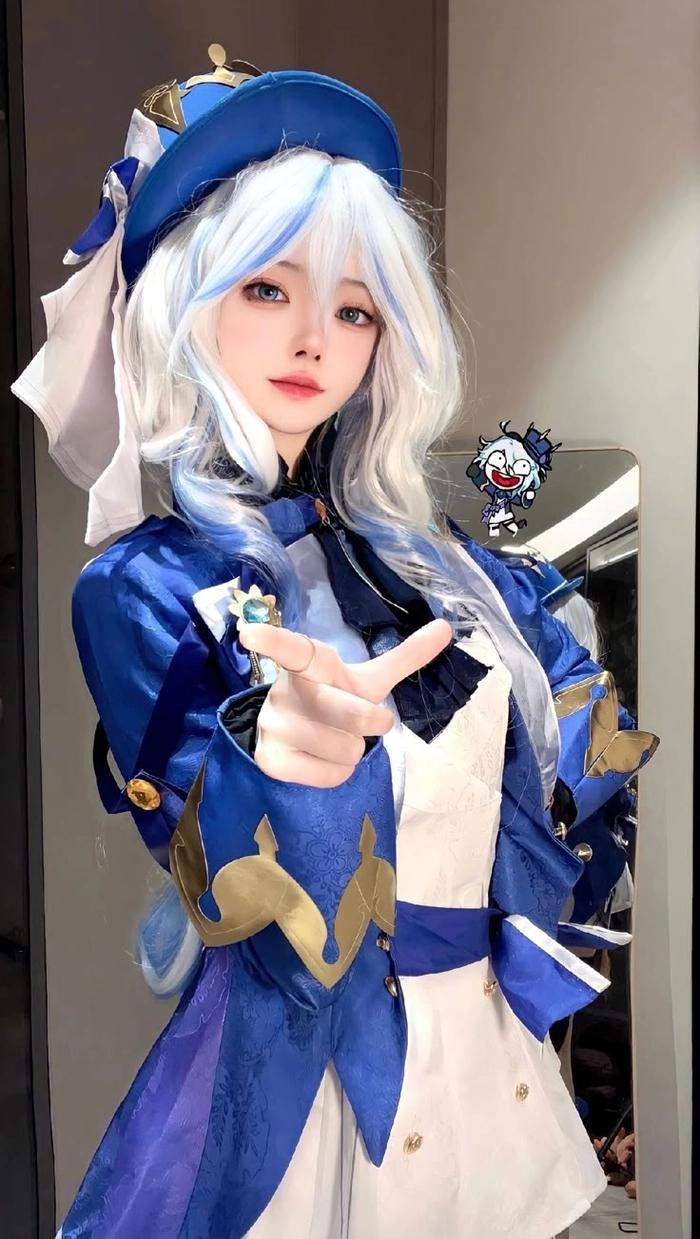 Hình nền Genshin Impact cosplay nữ